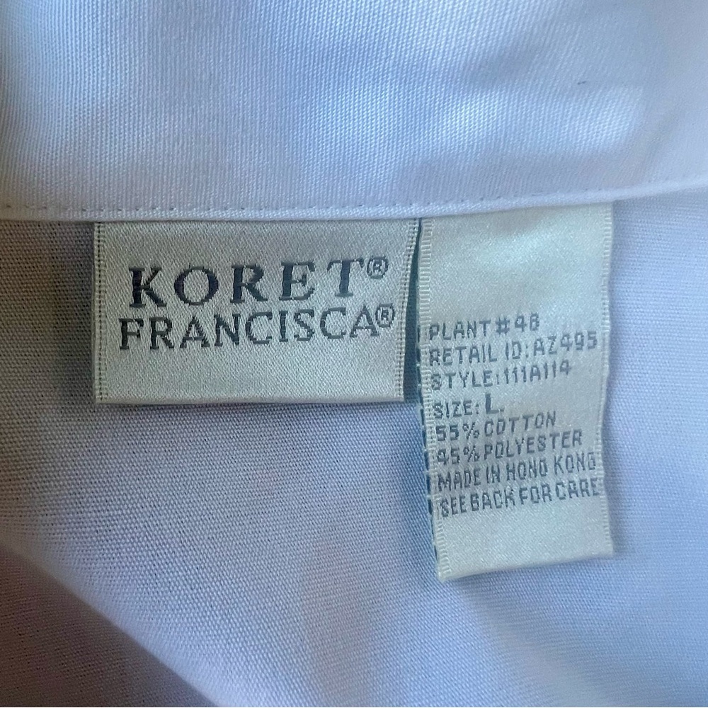 VINTAGE 90’S KORET FRANCISCA PASTEL FLORAL COLORBLOCK JACKET SIZE L NEW - Picture 7 of 14